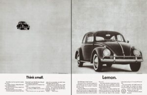 تبلیغ فولکس واگن در دهه 60